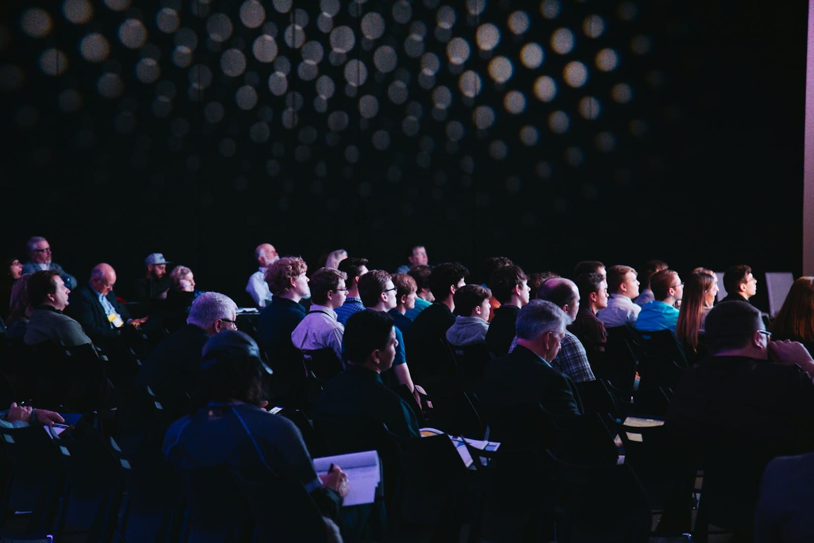 Audience at a SpotBay-conducted event